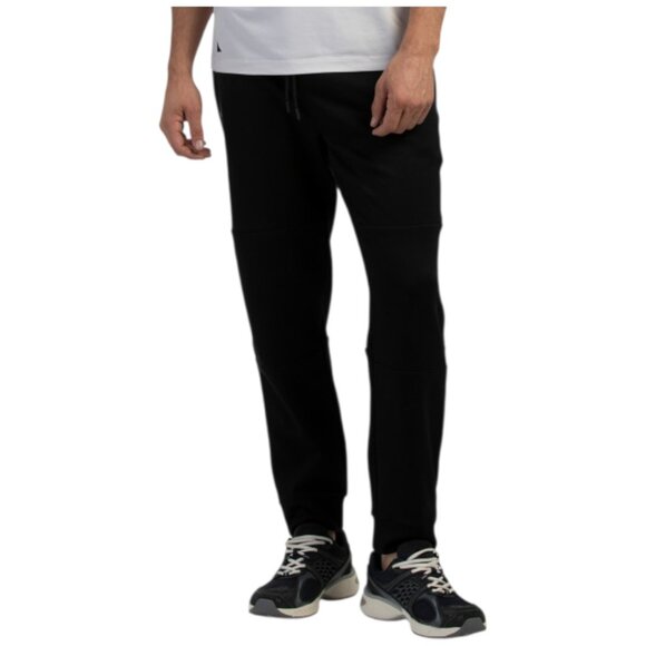 SPYDER Black Pique Tech Fleece Joggers - Picture 1 of 2